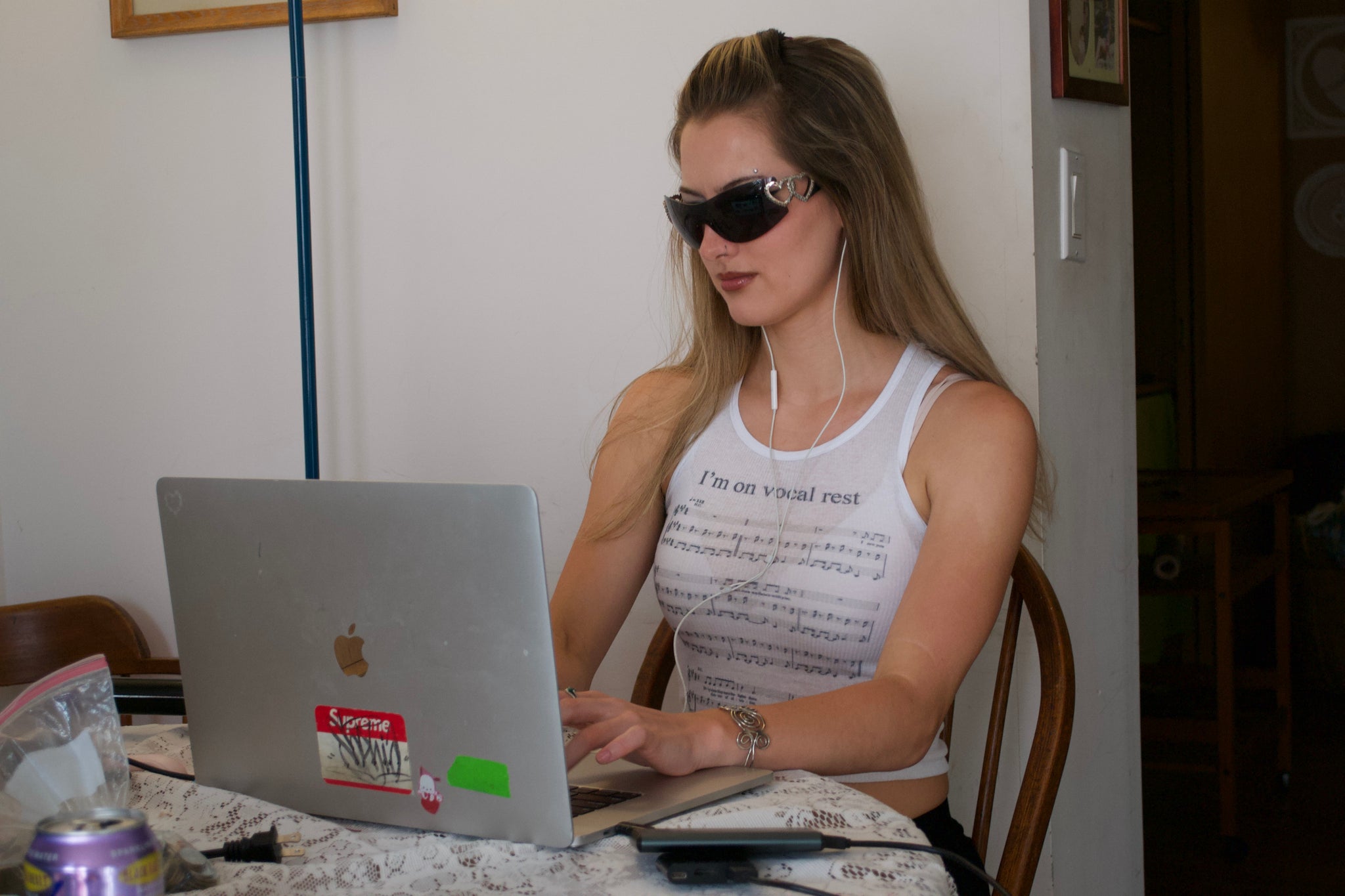 I'm on vocal rest tank