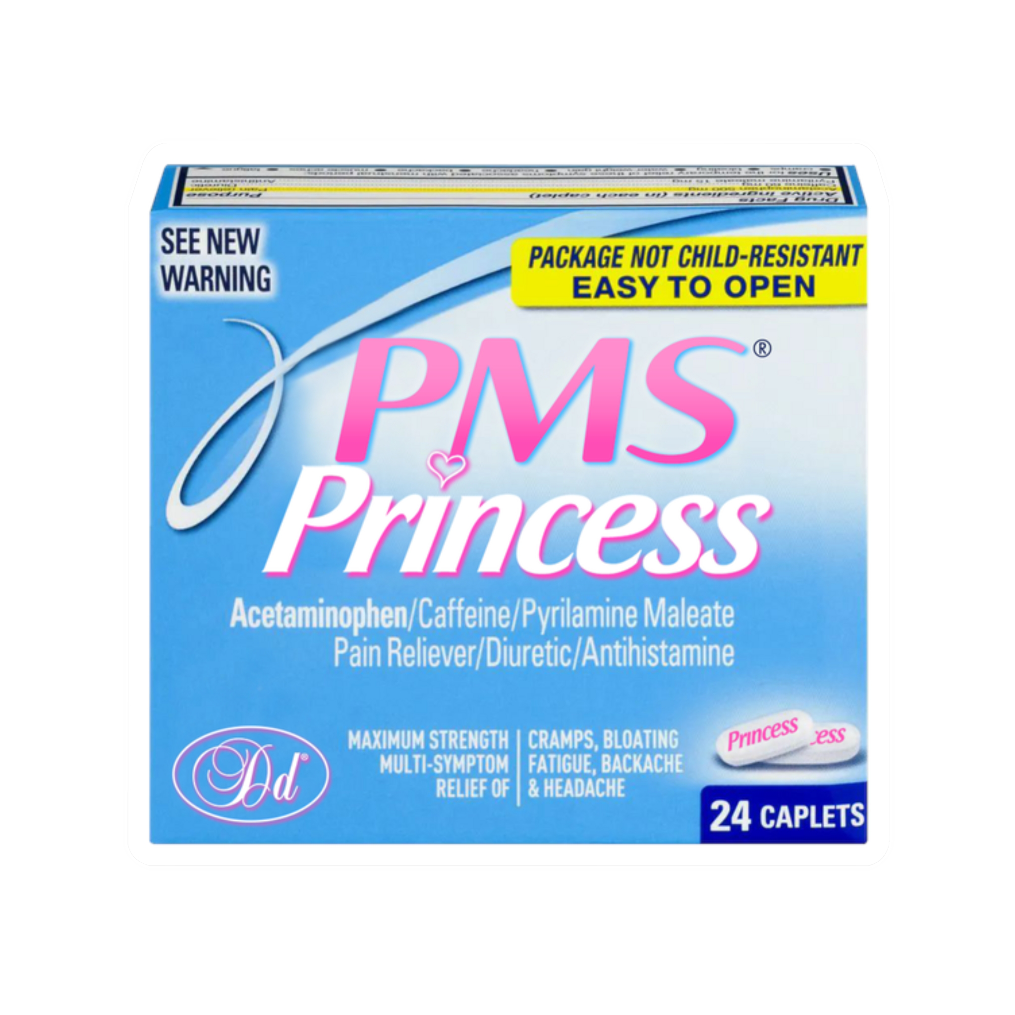 PMS Princess Sticker