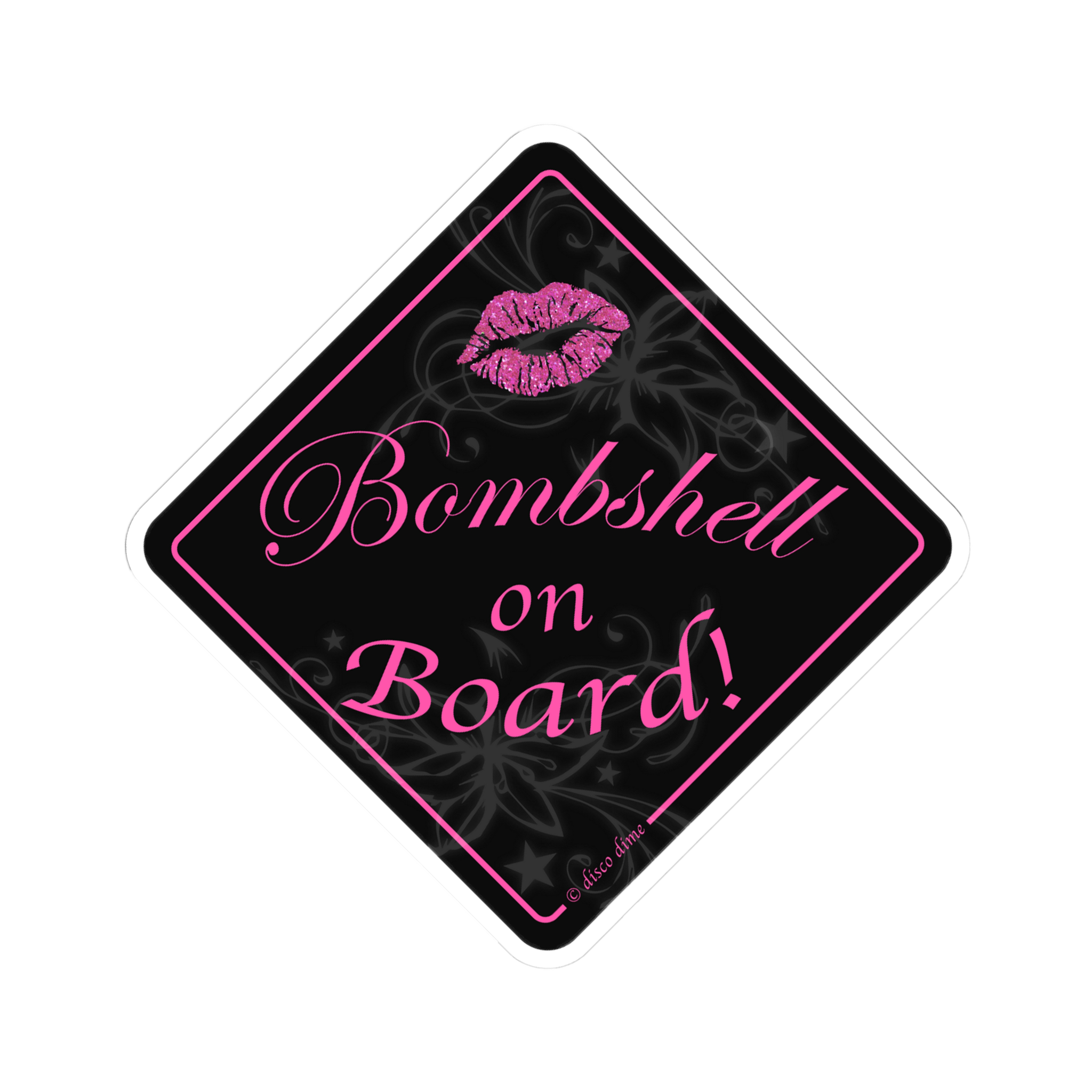 Bombshell On Board Bumper Sticker