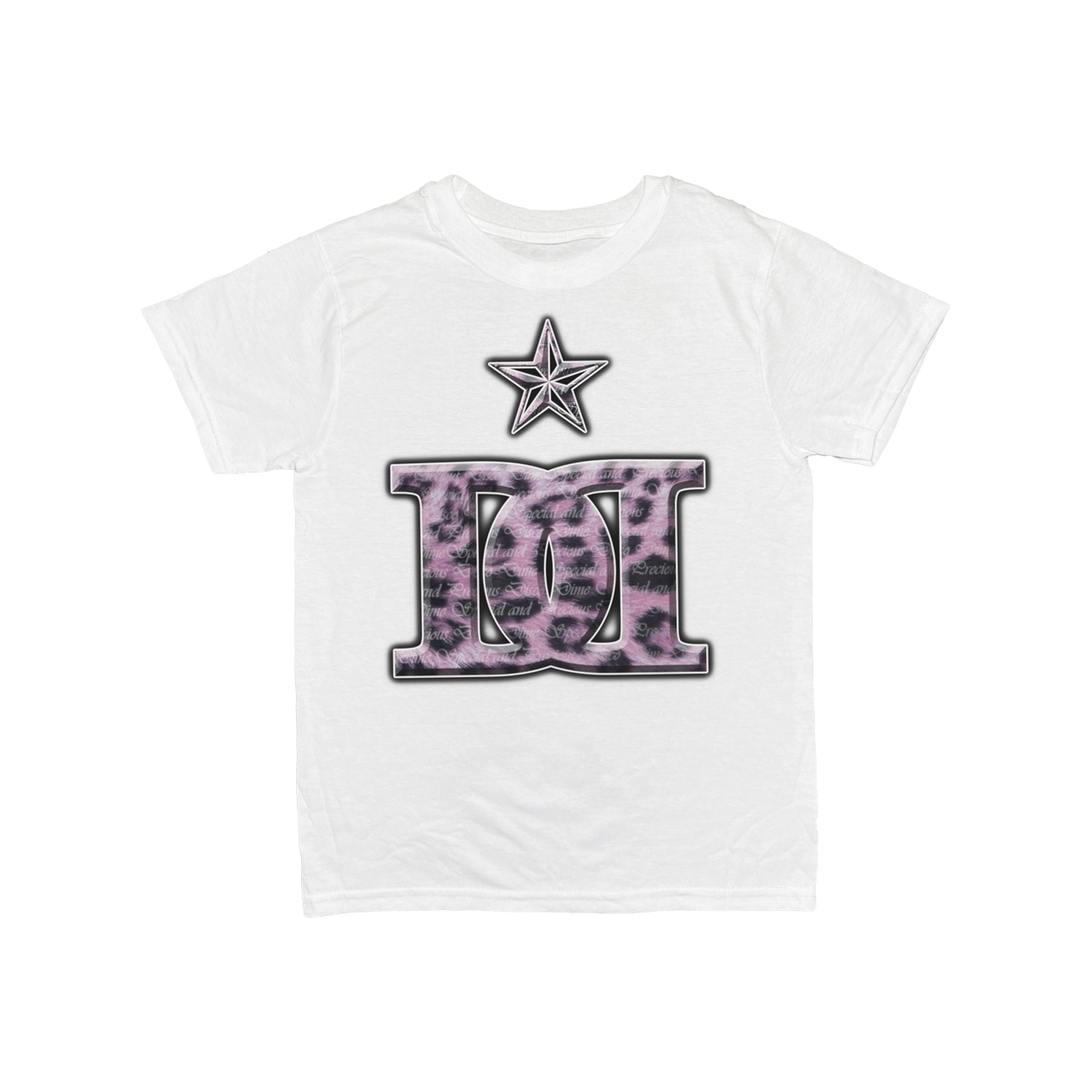 DD Leopard baby tee