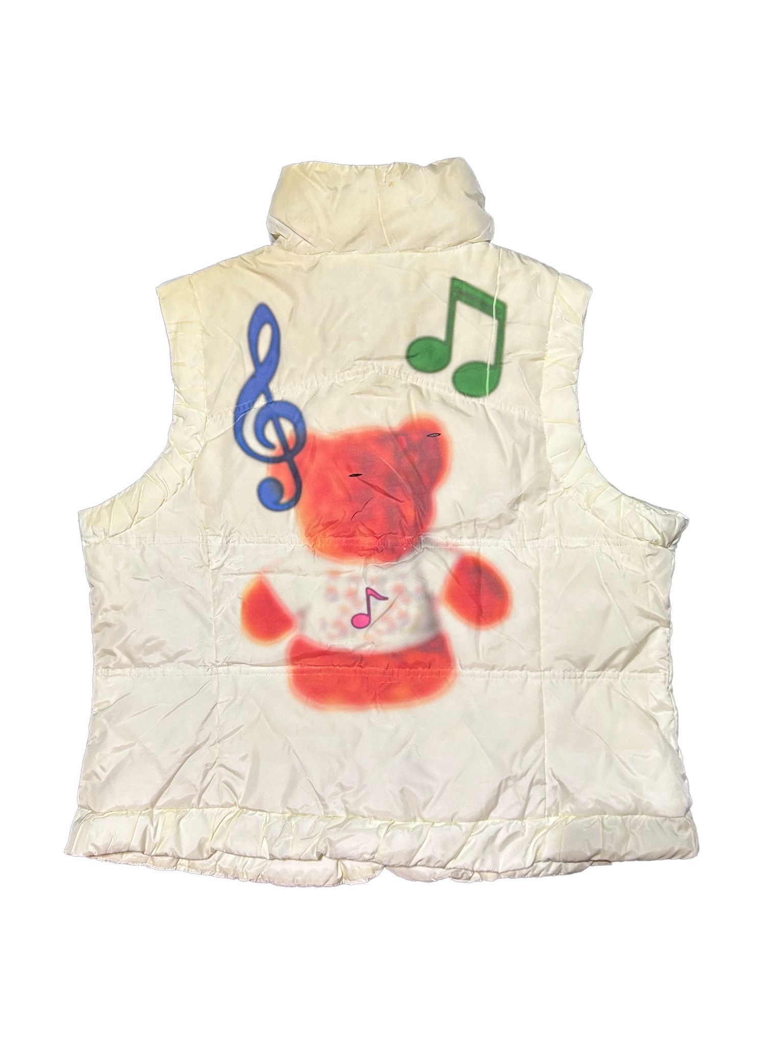 I Listen To Music Puffer Vest