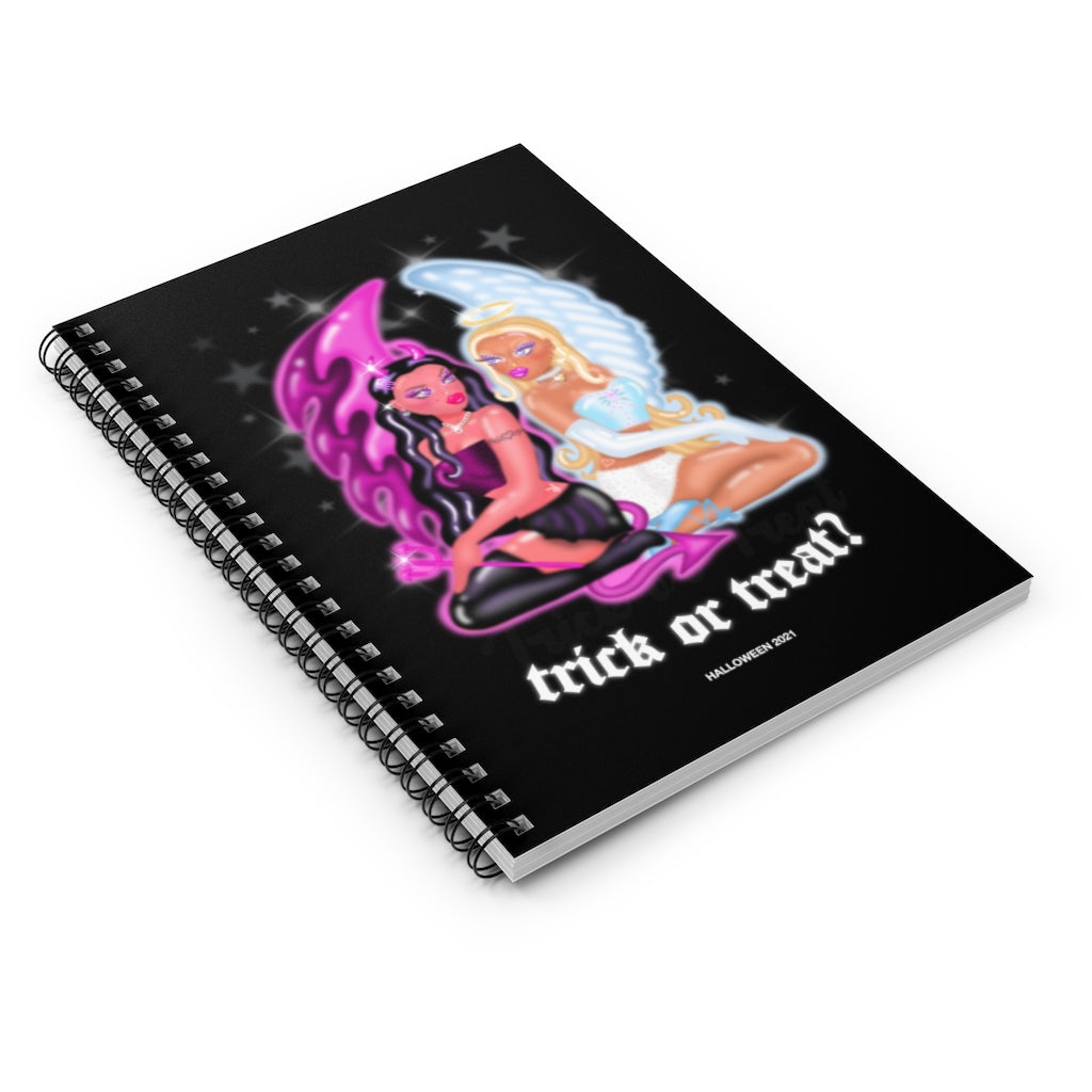 Trick or Treat Notebook (Black)