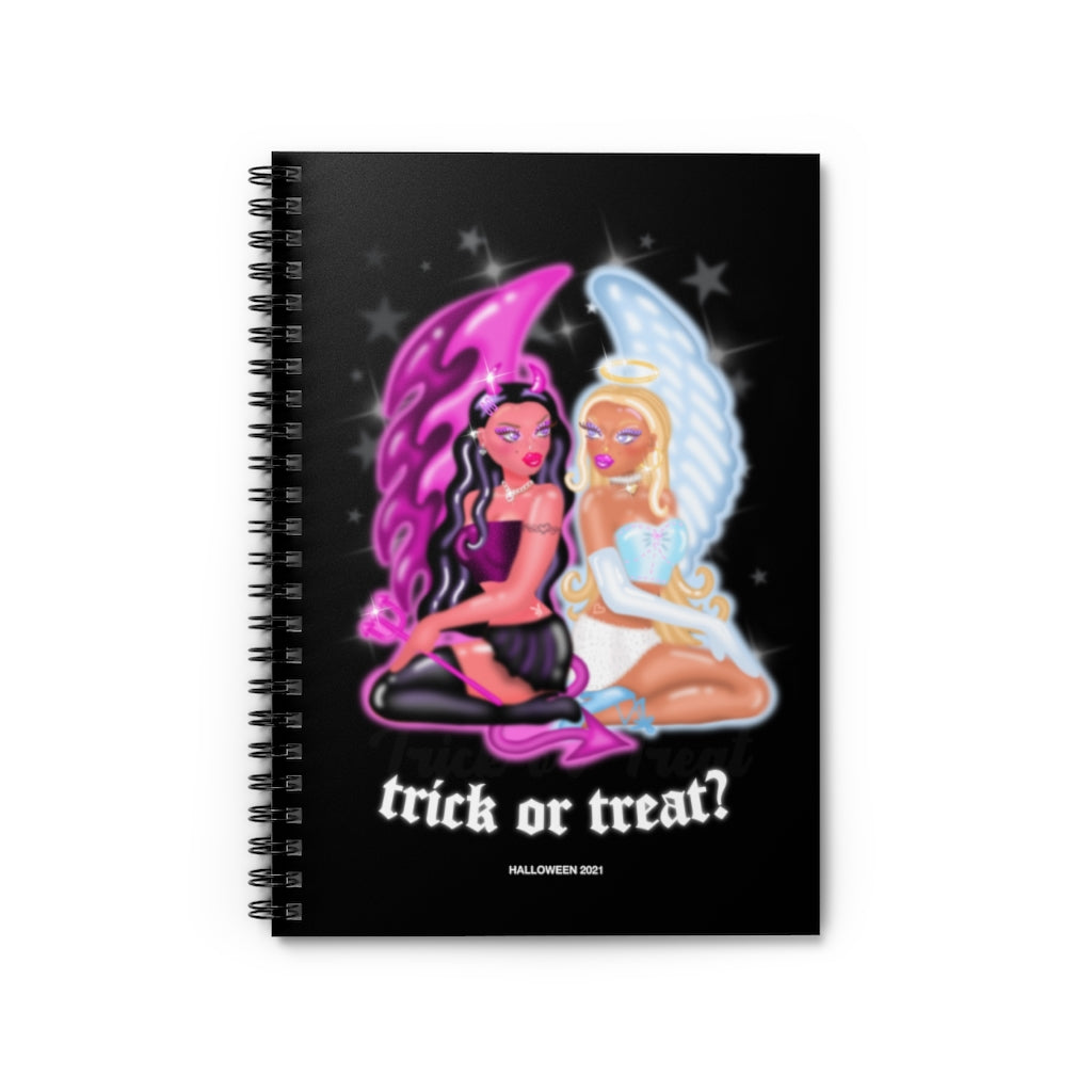 Trick or Treat Notebook (Black)