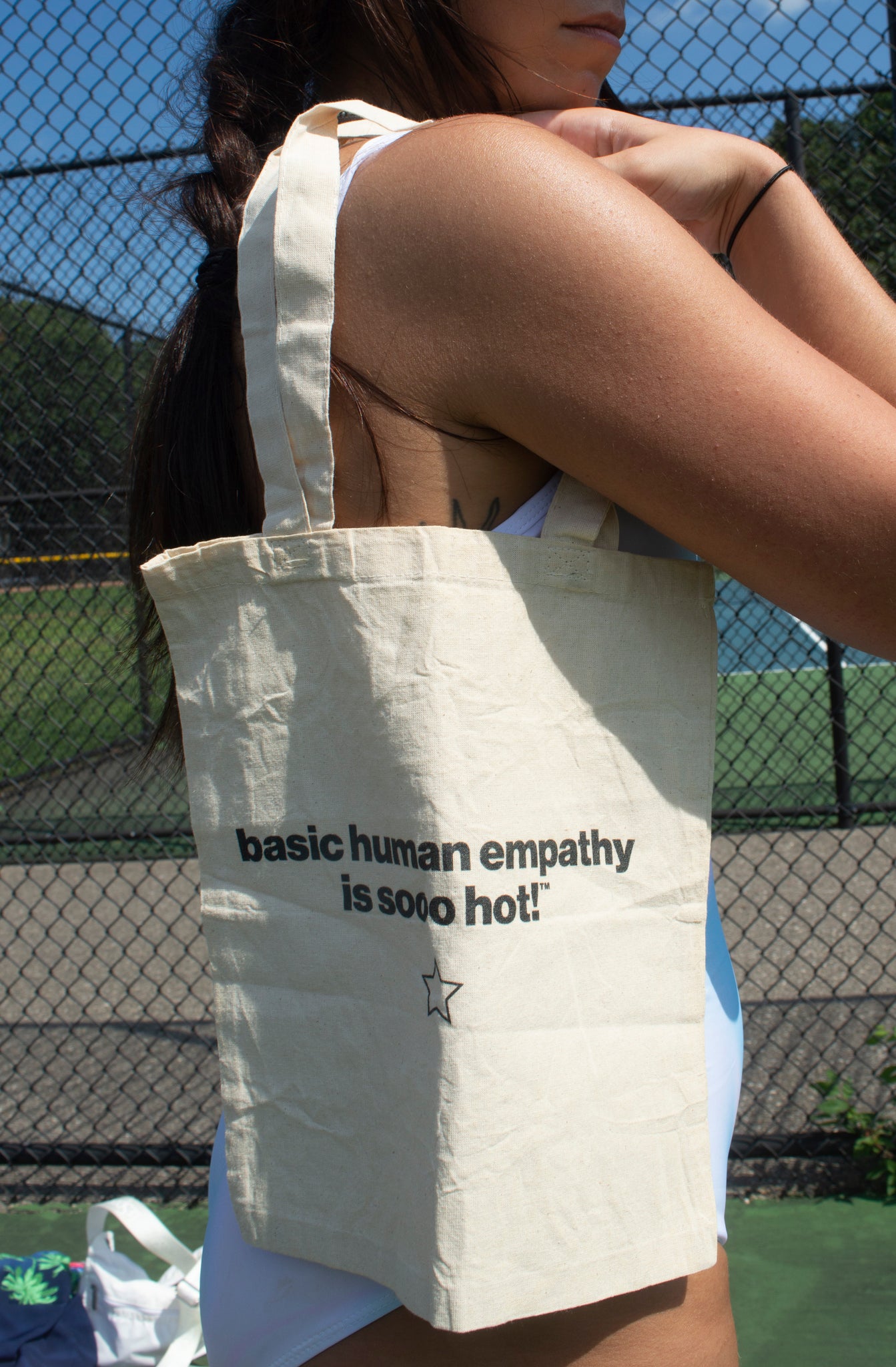 basic human empathy is sooo hot! Tote Bag