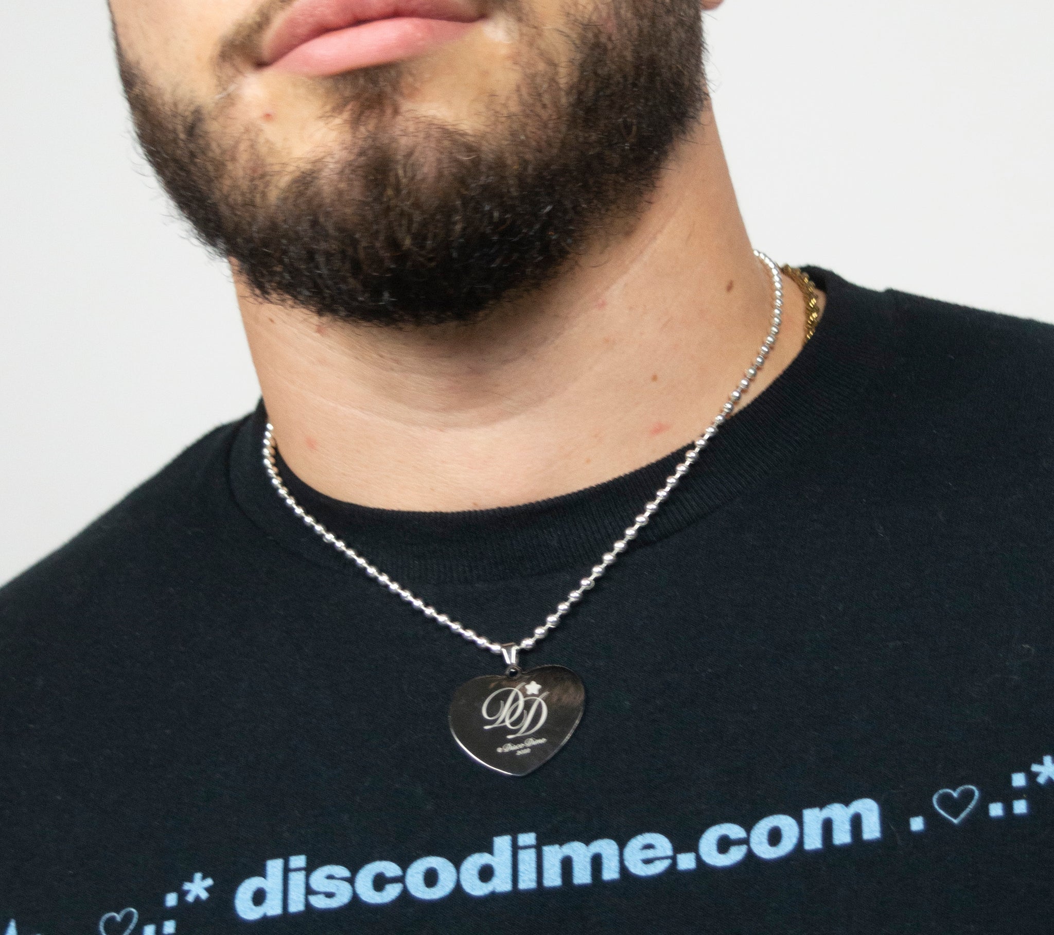 DD®  Special & Precious Heart Charm Ball Chain Necklace