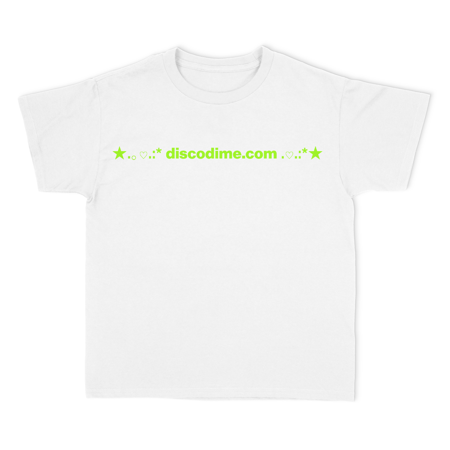 discodime.com Unisex T-Shirt (Green/White)