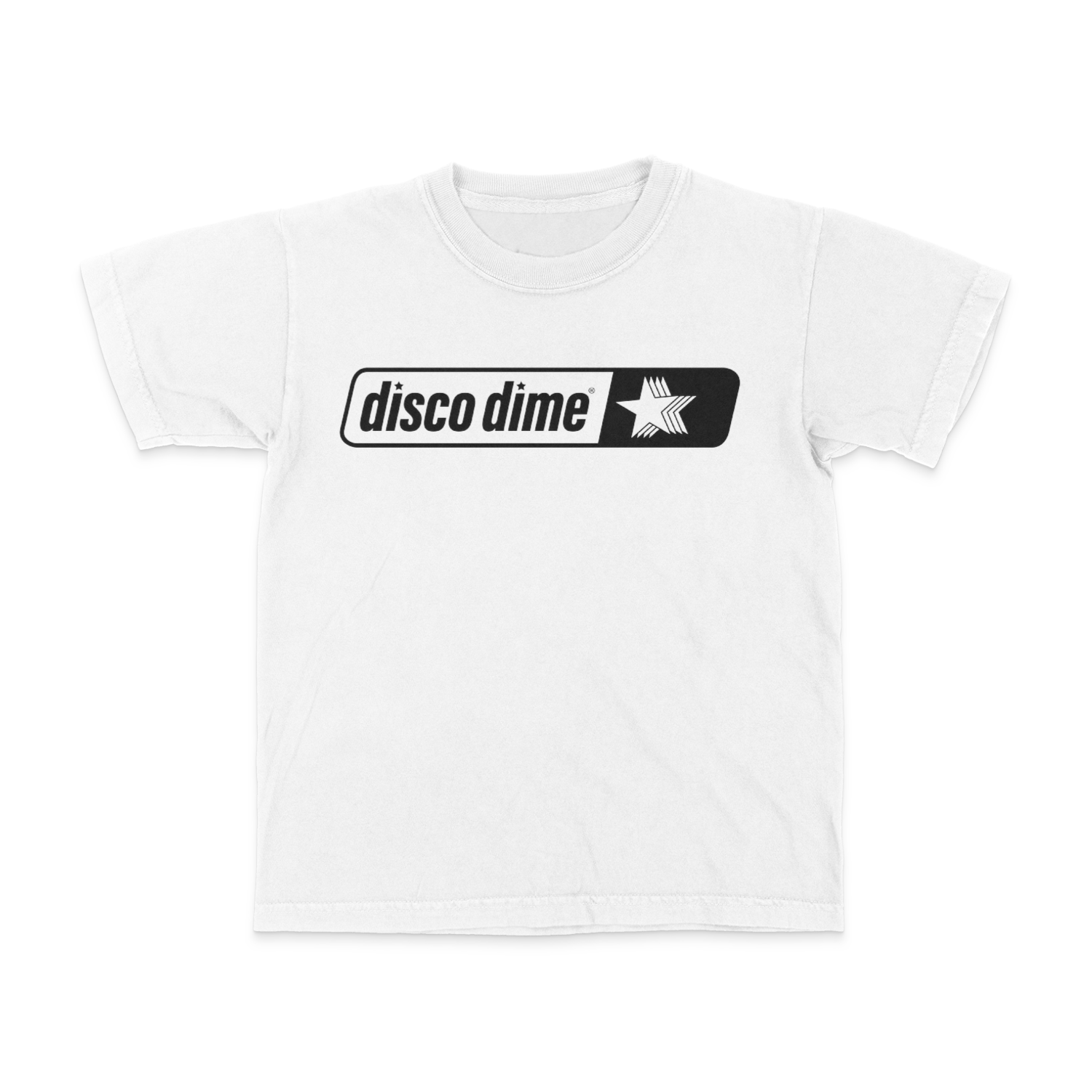 Disco Dime® Sport Baby Tee (Black/White)
