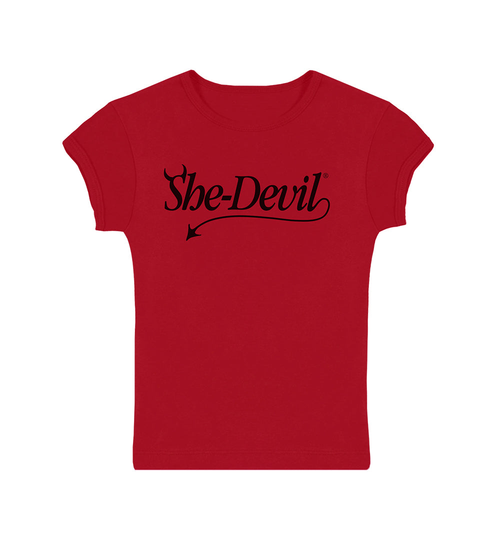 She-Devil Shrunken Baby Tee