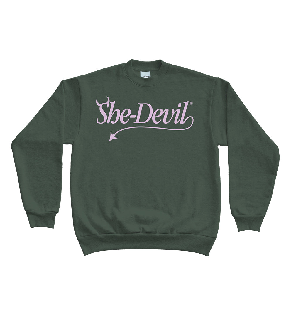 She-Devil Crewneck Sweatshirt (Green)