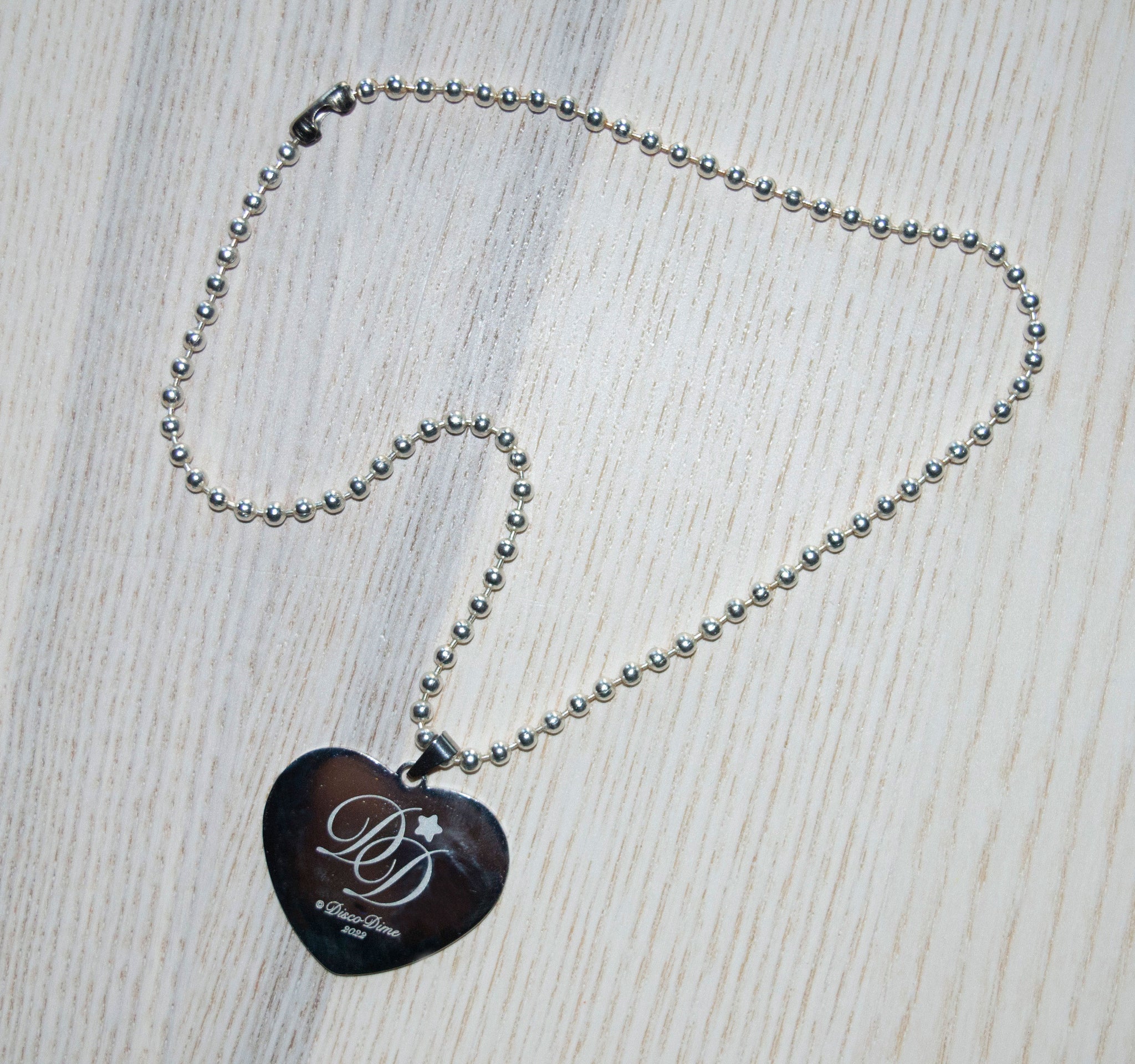 DD®  Special & Precious Heart Charm Ball Chain Necklace