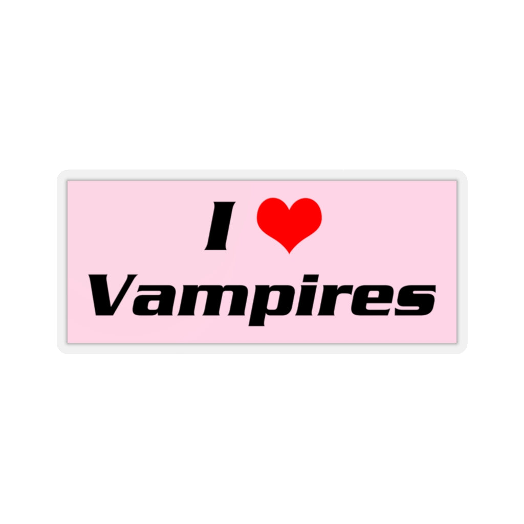 I Love Vampires Sticker